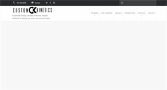 Desktop Screenshot of customkinetics.com